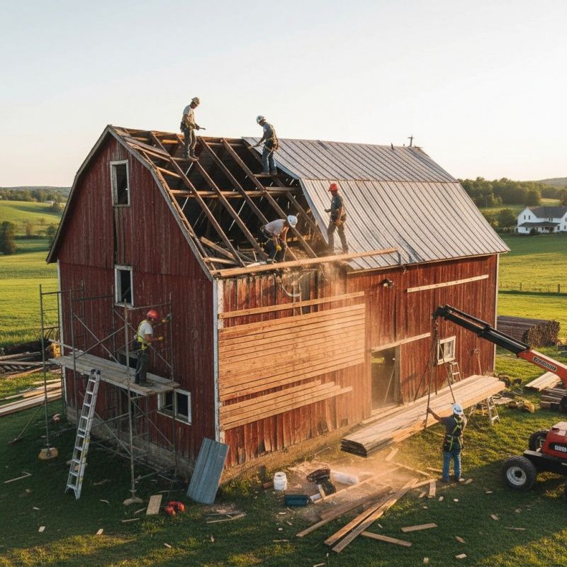 Barn Wall Repair in Alpharetta, GA
