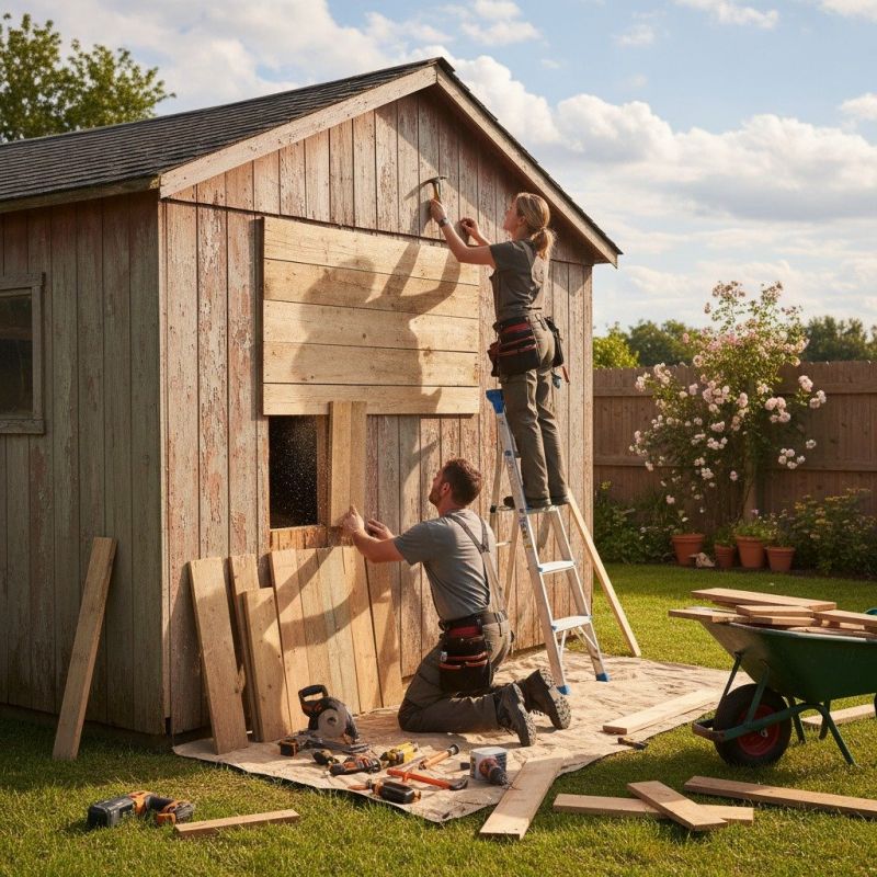 Barn Wall Repair in Wilmington, NC